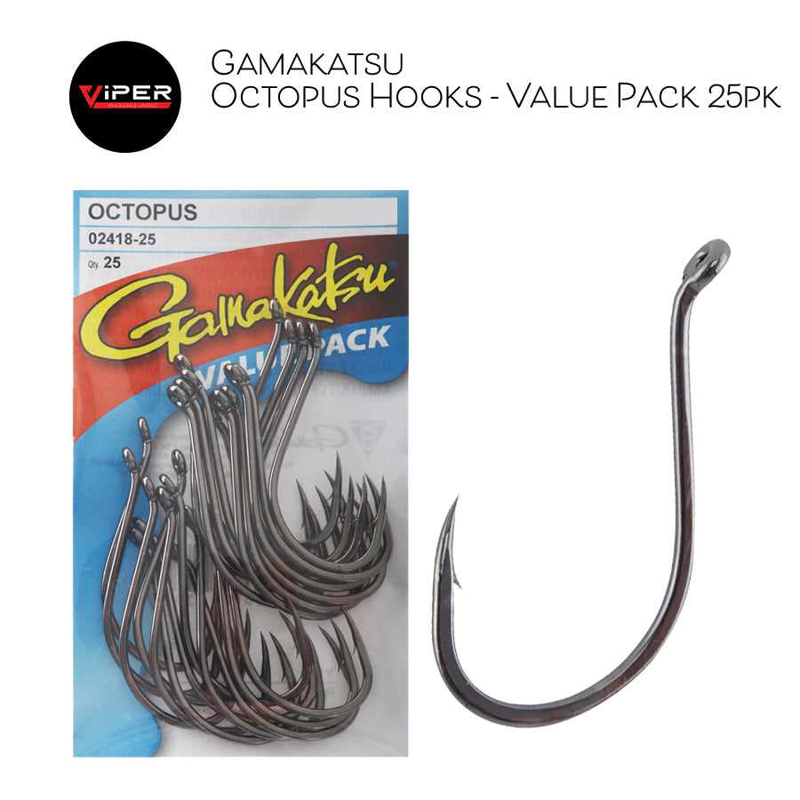 Gamakatsu - Octopus Hooks - Value Pack 25pk