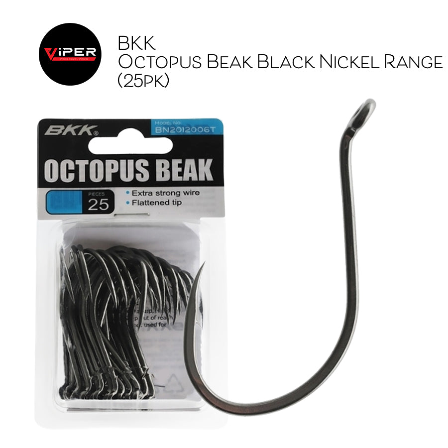 BKK - Octopus Beak Black Nickel Range (25pk)