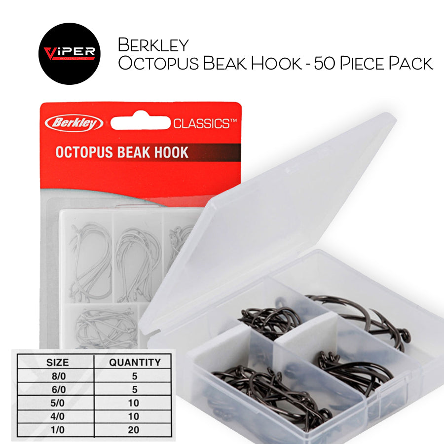 Berkley - Octopus Beak Hook - 50 Piece Pack