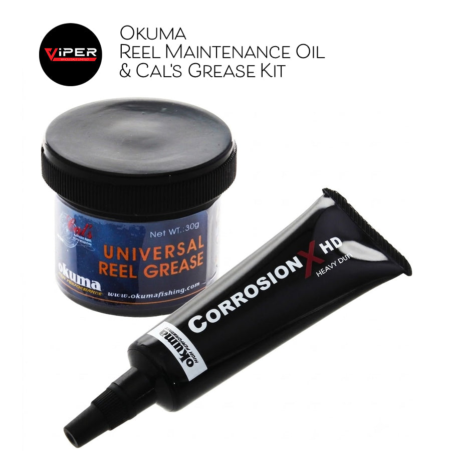 Okuma - Reel Maintenance Oil & Cal's Grease Kit