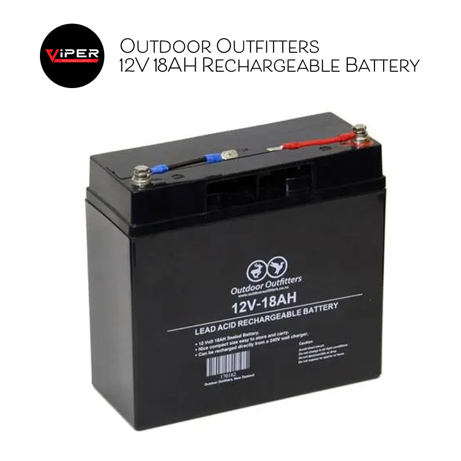 Outdoor Outfitters  - 12V 18AH Rechargeable Battery