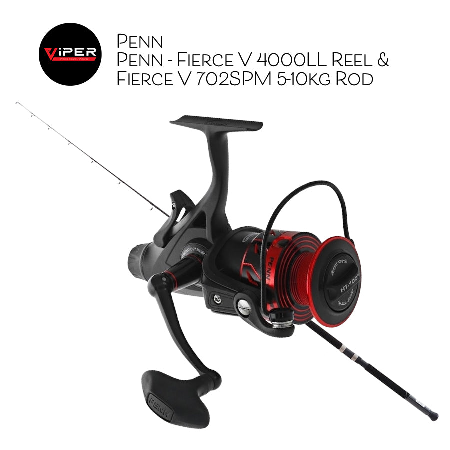 Penn - Fierce V 4000LL Reel & Fierce V 702SPM 5-10kg Reel Combo