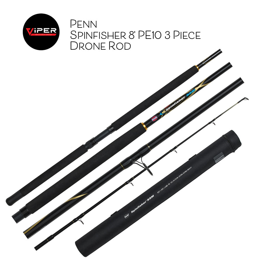 Penn - Spinfisher 8' PE10 3 Piece Drone Rod