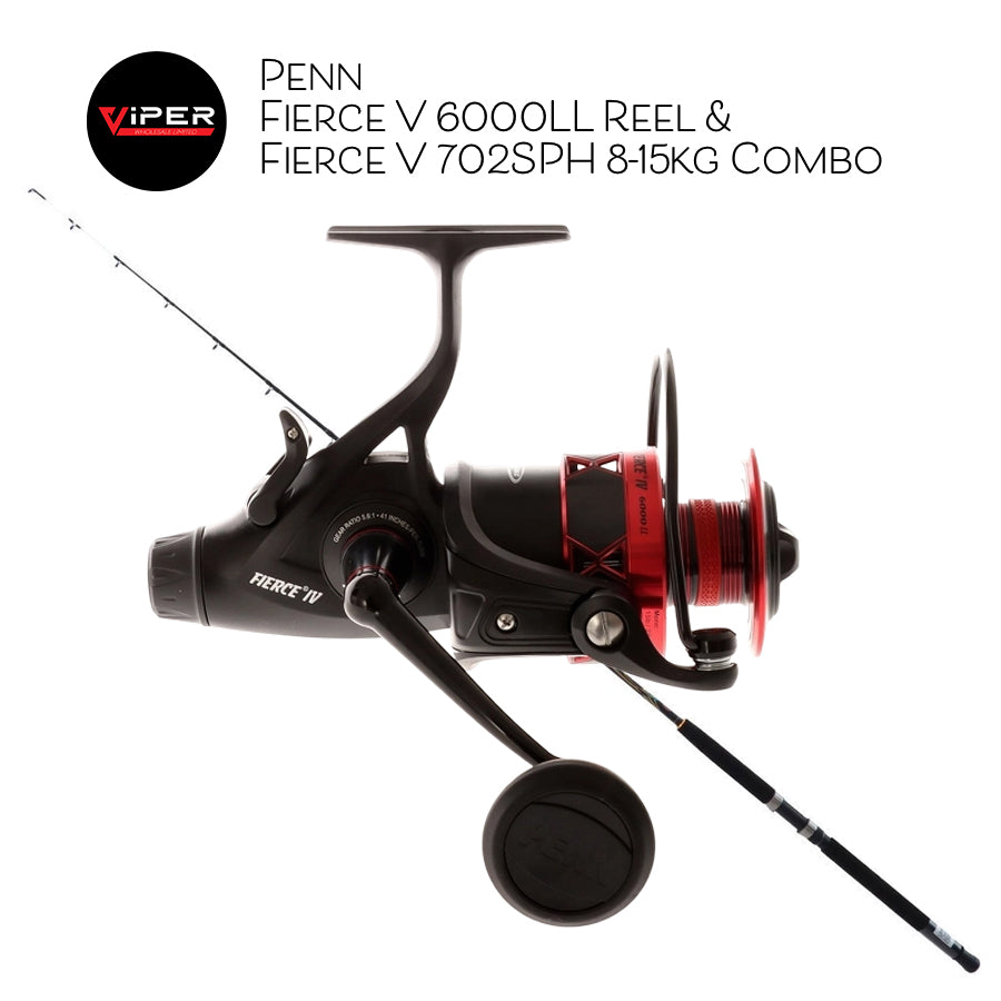 Penn - Fierce V 6000LL Reel & Fierce V 702SPH 8-15kg Combo