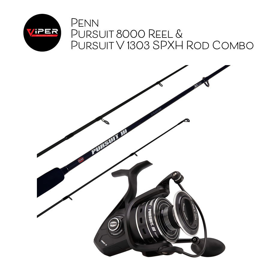 Penn - Penn Pursuit 8000 Reel & Pursuit V 1303 SPXH Rod Combo