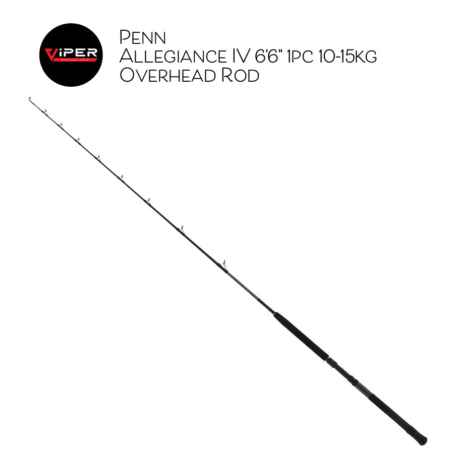 Penn - Allegiance IV 6'6" 1pc 10-15kg OH Rod