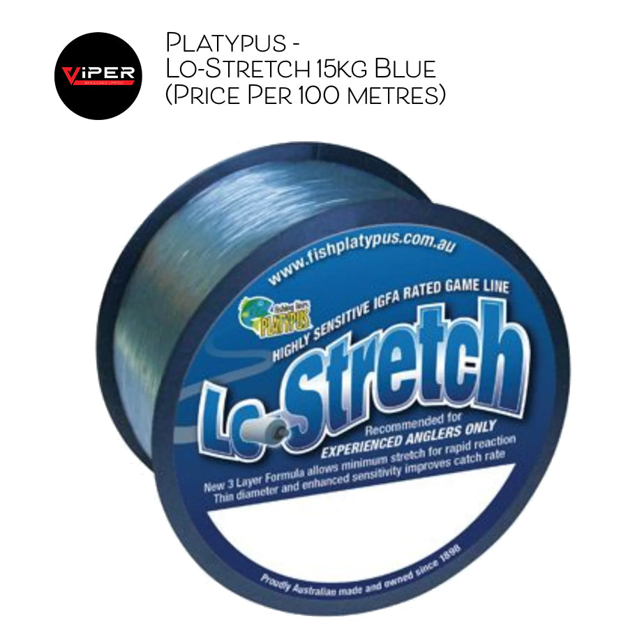 Platypus -  Lo-Stretch 15kg Blue (Price Per 100 metres)