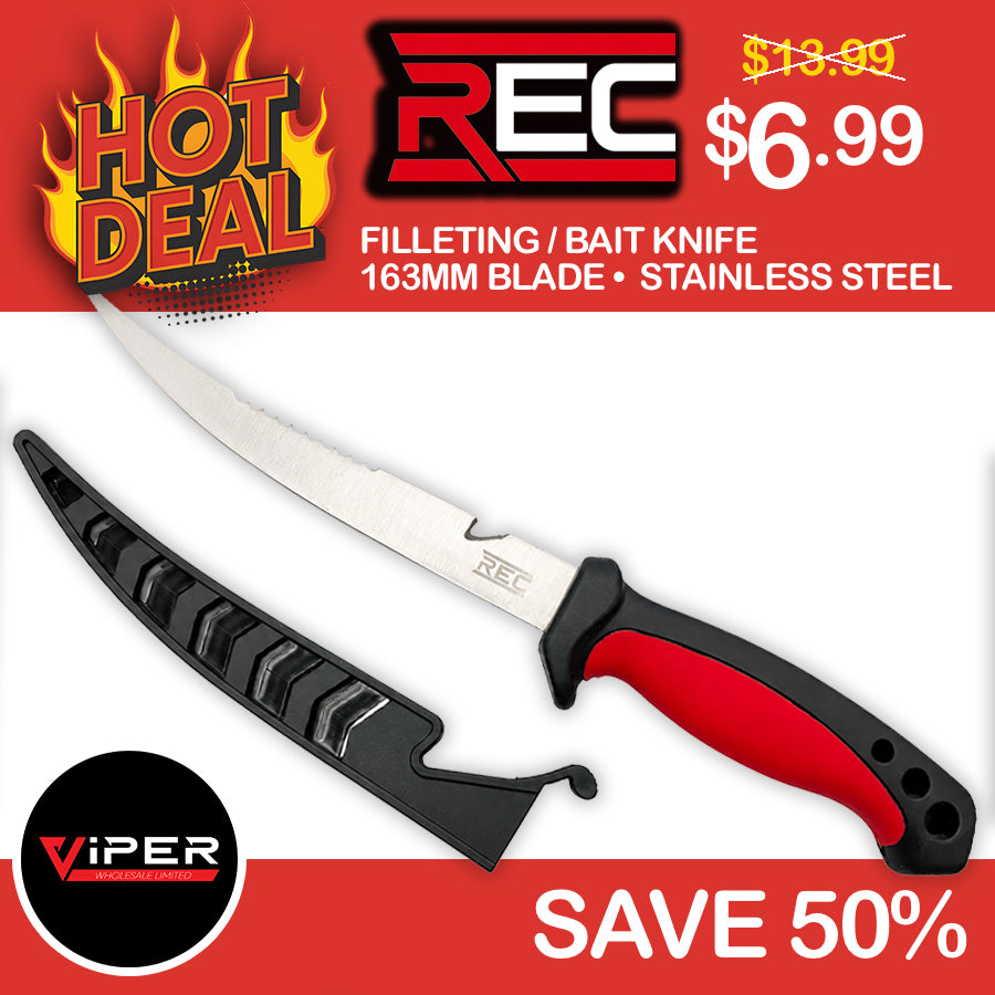 REC - General Purpose Knife - 163mm Stainless Steel Blade
