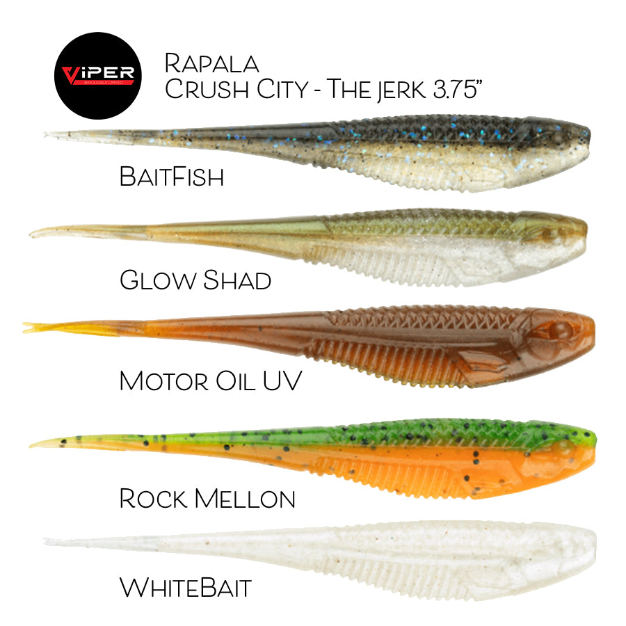 Rapala - CrushCity - The Jerk 3.75" / 7pk