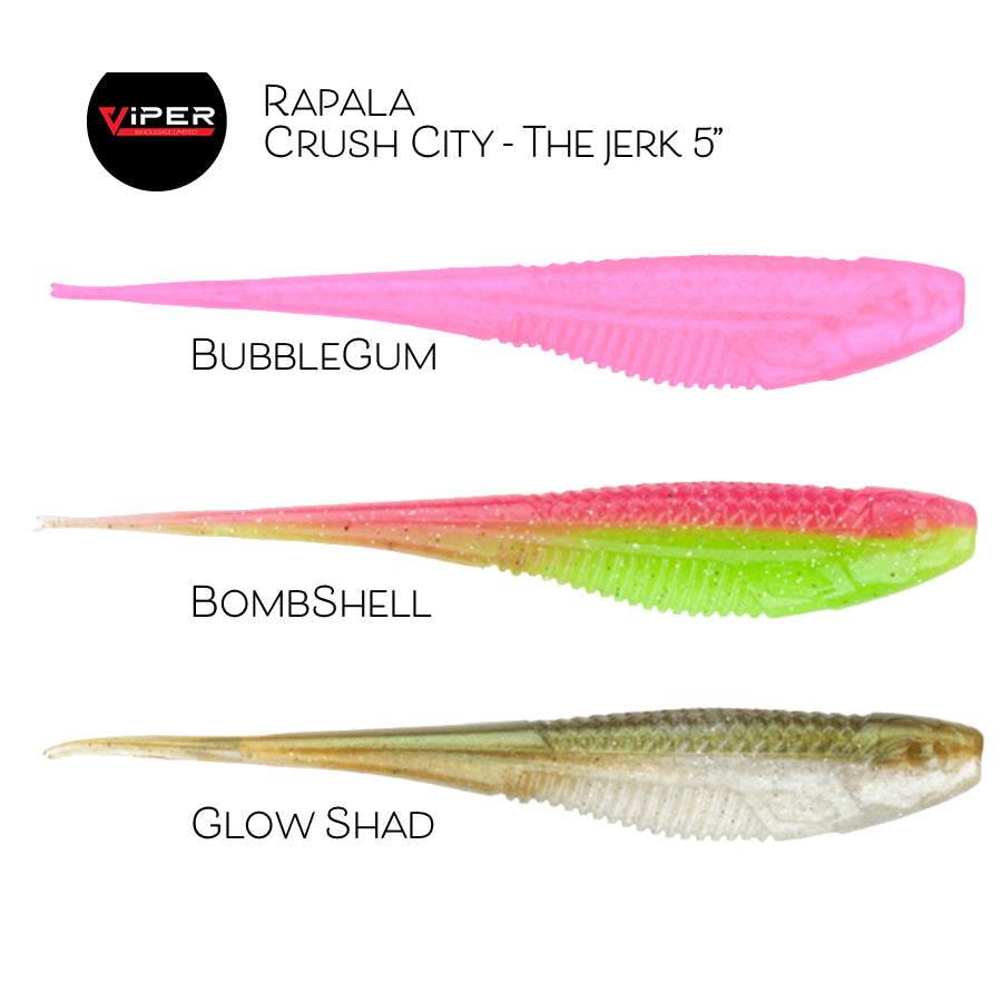 Rapala - CrushCity - The Jerk 5" / 5pk
