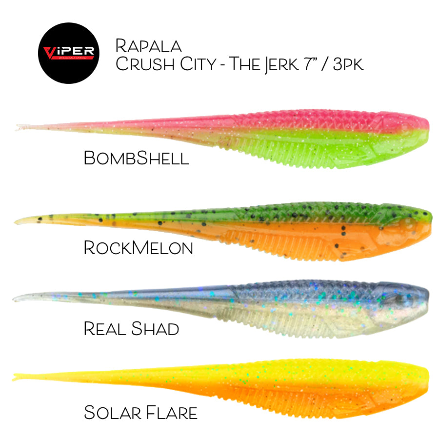 Rapala - CrushCity - The Jerk 7" / 3pk