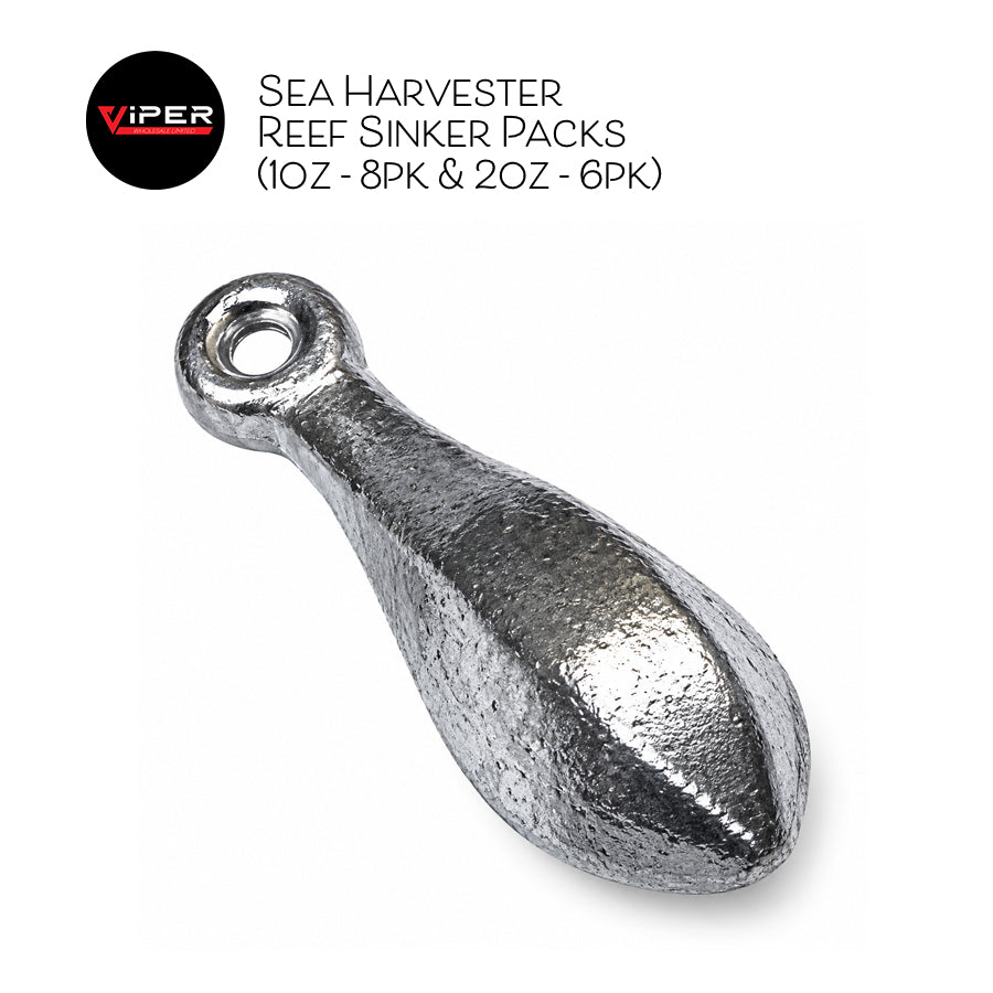 Sea Harvester - Reef Sinker Packs (1oz - 8pk & 2oz - 6pk)
