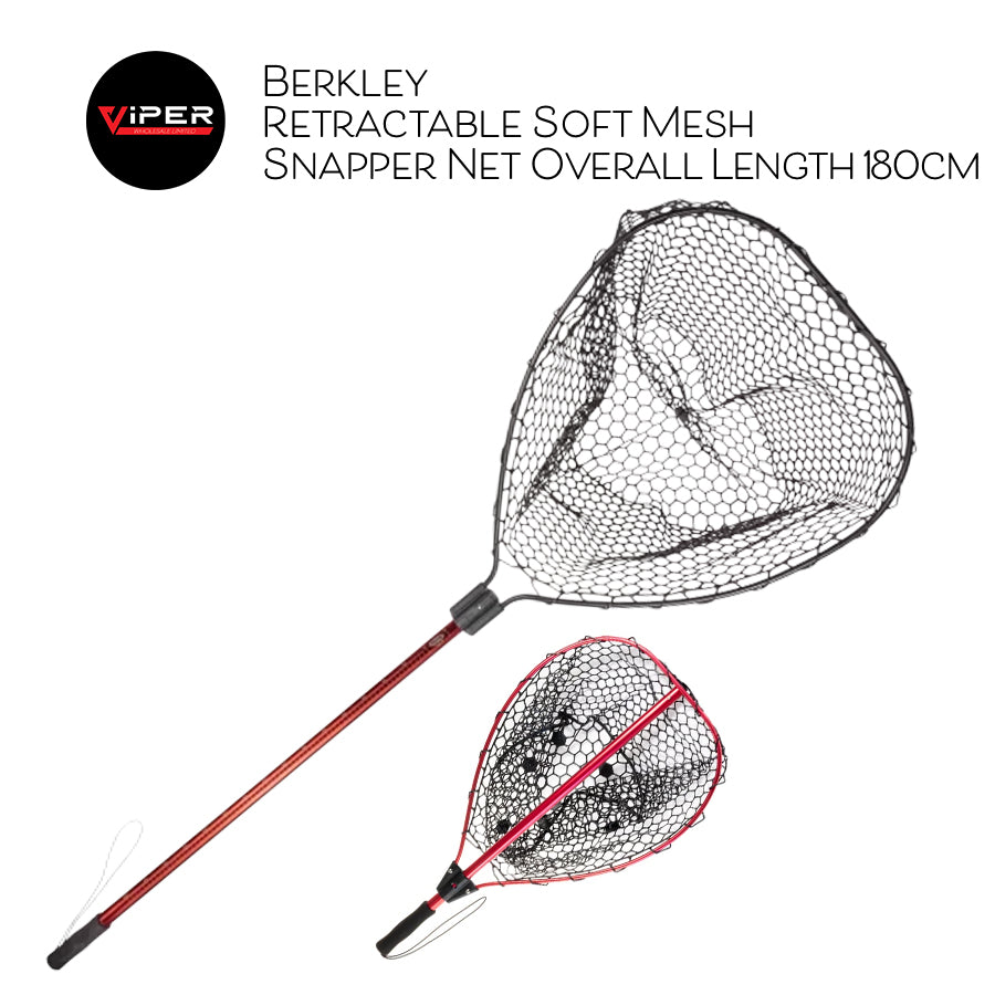 Berkley - Retractable Soft Mesh Snapper Net