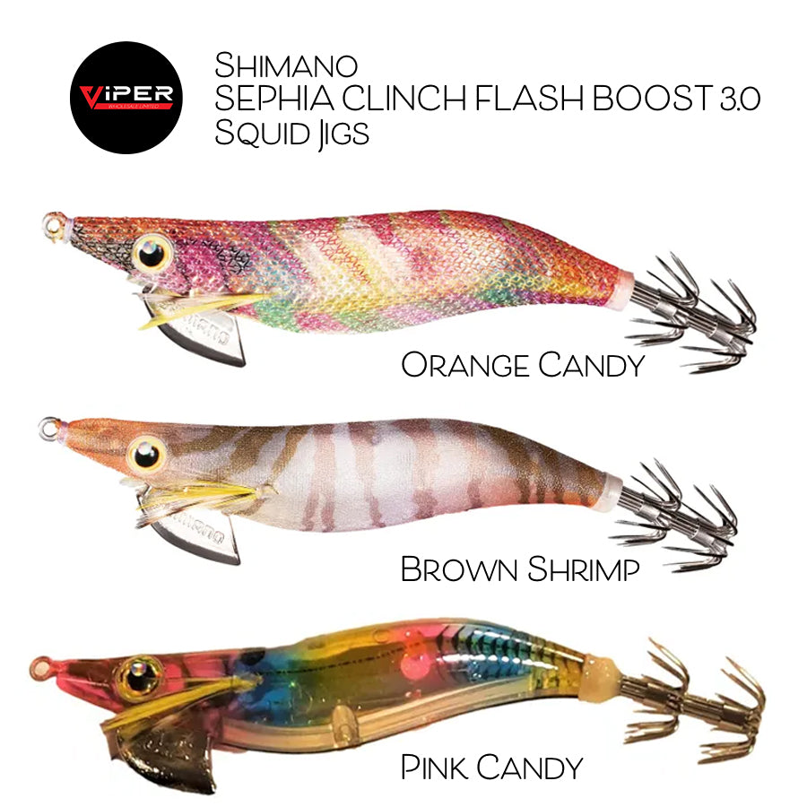 Shimano - Sephia Clinch Flash Boost 3.0 / 15g Squid Jigs