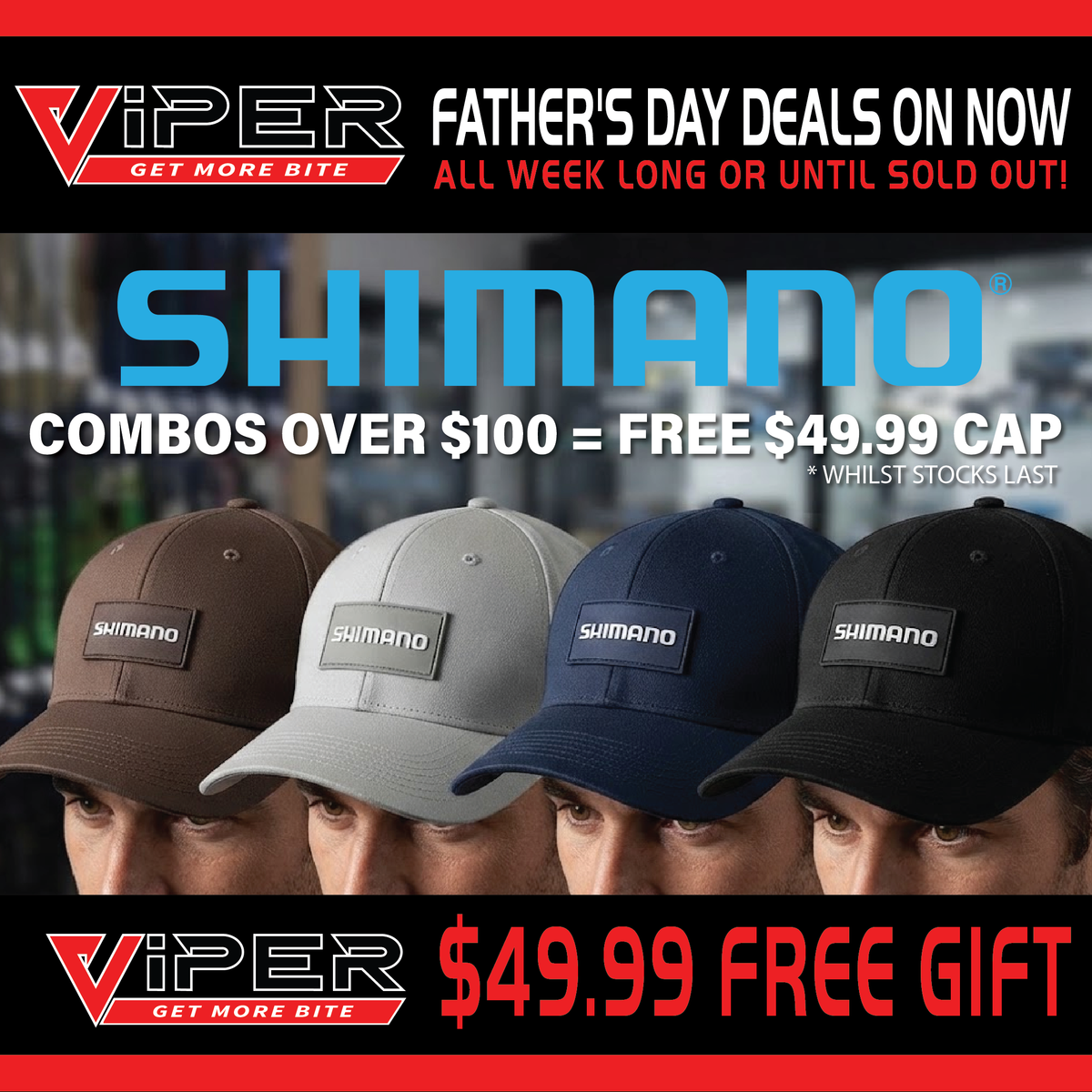 Dad's Day - Shimano Cap Deal