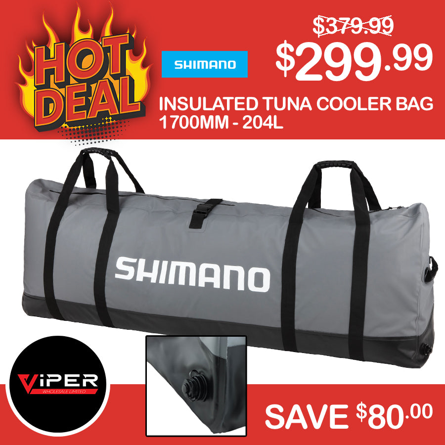 ** HOT DEAL ** Shimano - Insulated Tuna Cooler Bag - 1700mm - 204lt