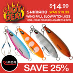 Shimano - Ocea Wing Fall Slow Pitch Jig 100g Range