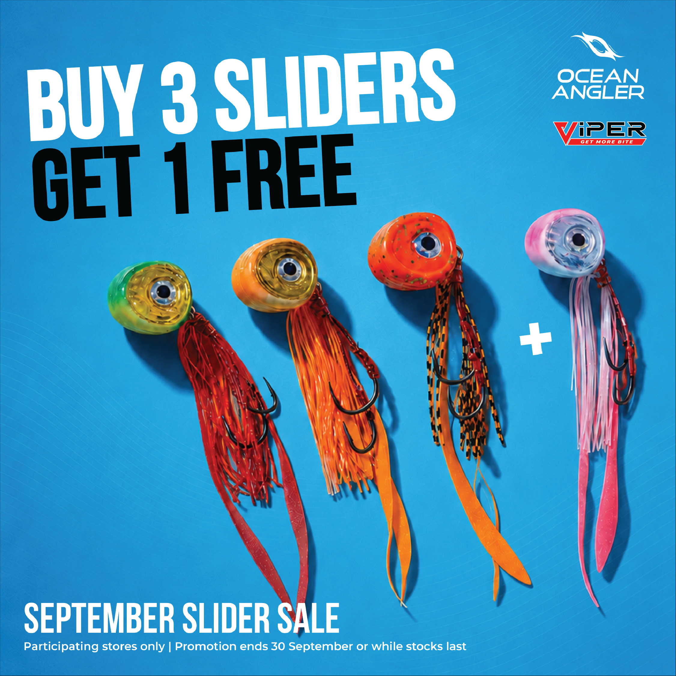 Ocean Angler - September Slider Deal - BUY 3, GET 1 FREE