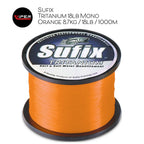 Sufix - Tritanium Mono 6.8kg / 15lb - 1/4lb spool / 1365m