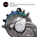 Daiwa - Saltiga LD 60 2-Speed Lever Drag Game Reel