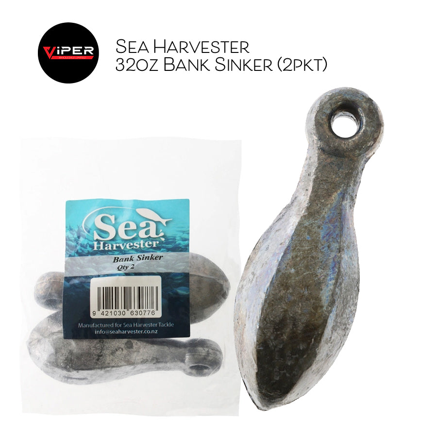 Sea Harvester - 32oz Bank Sinker (2pkt)