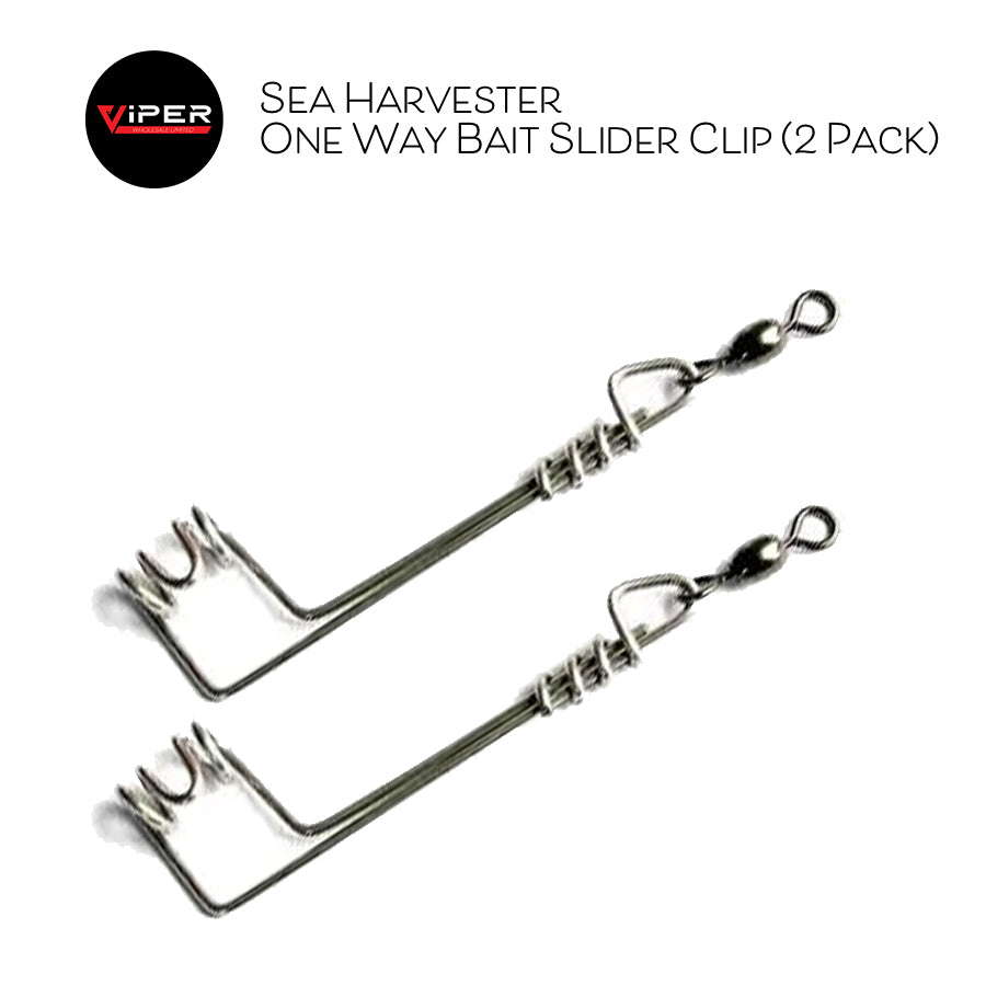 Sea Harvester - One Way Bait Slider Clip (2 Pack)