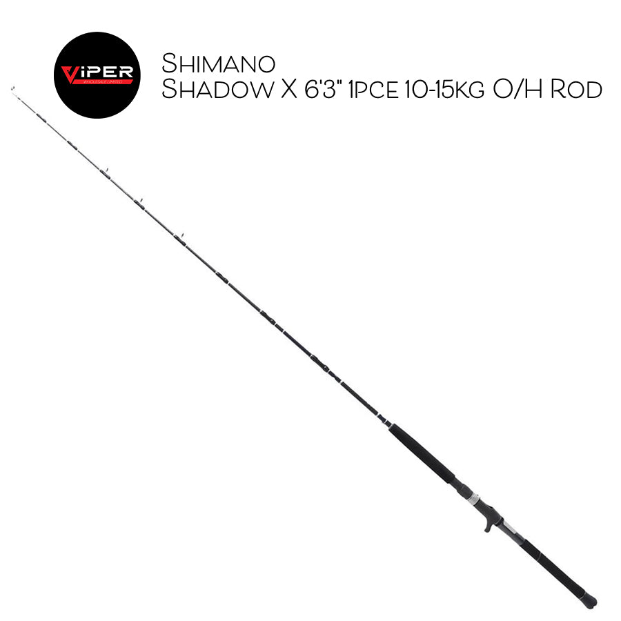 Shimano - Shadow X 6'3" 1pce 10-15kg O/H Rod