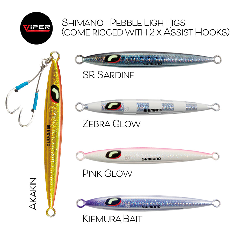 Shimano - Pebble Light Jigs