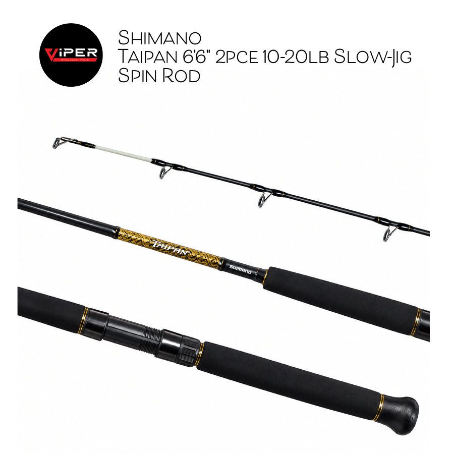 Shimano - Taipan 6'6" 2pce 10-20lb Slow-Jig Spin Rod