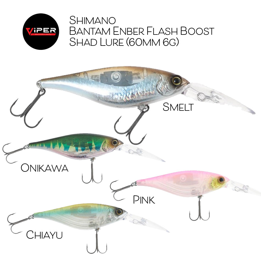 Shimano - Bantam Enber Flash Boost Shad Lure (60mm 6g)