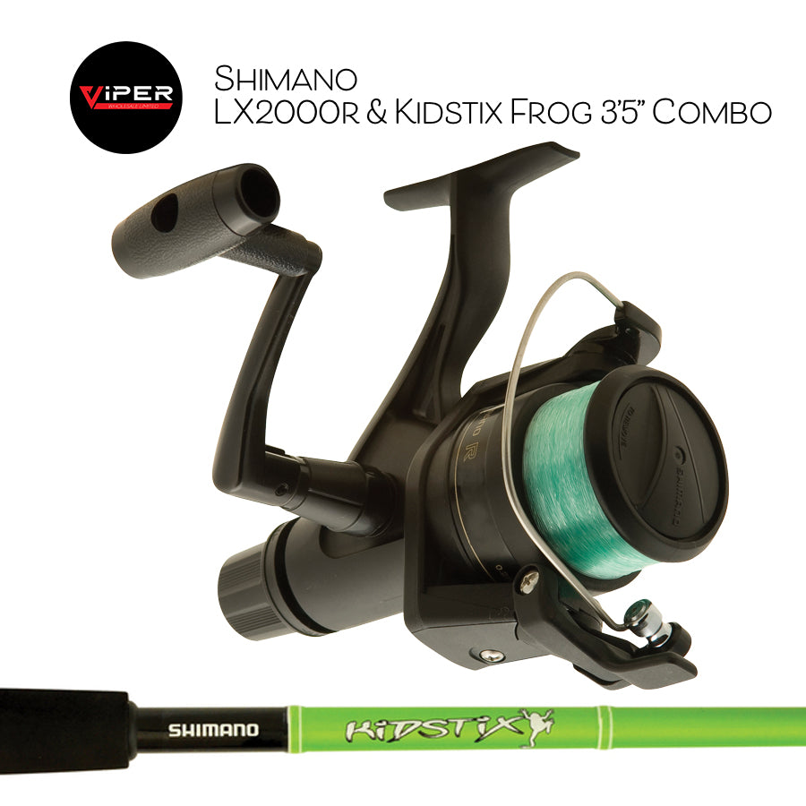 Shimano - LX2000R & Kidstix Frog 3’5” Combo