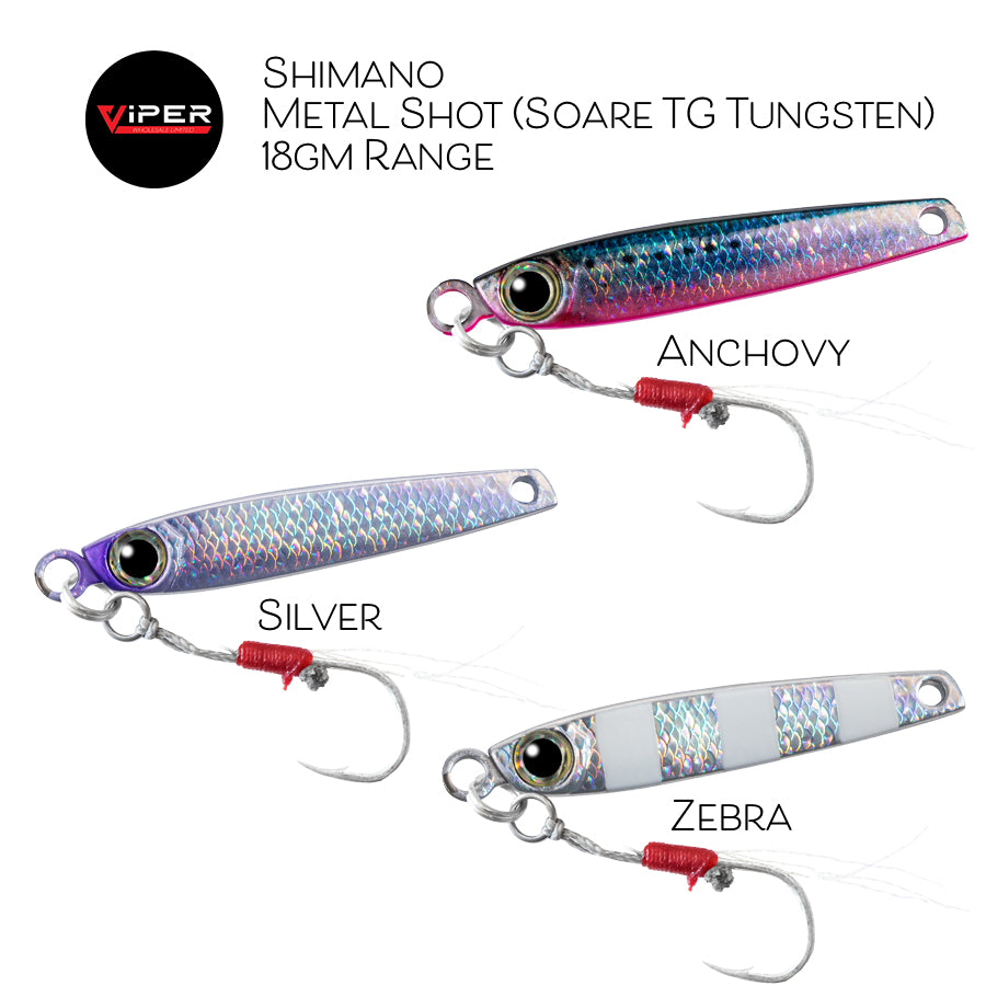 Shimano  - Metal Shot (Soare TG Tungsten) 18gm Range