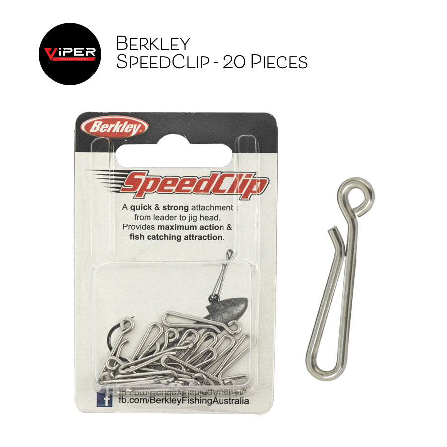 Berkley - Speed Clips - Rated:55lb, 316SS, 20 Per Pack