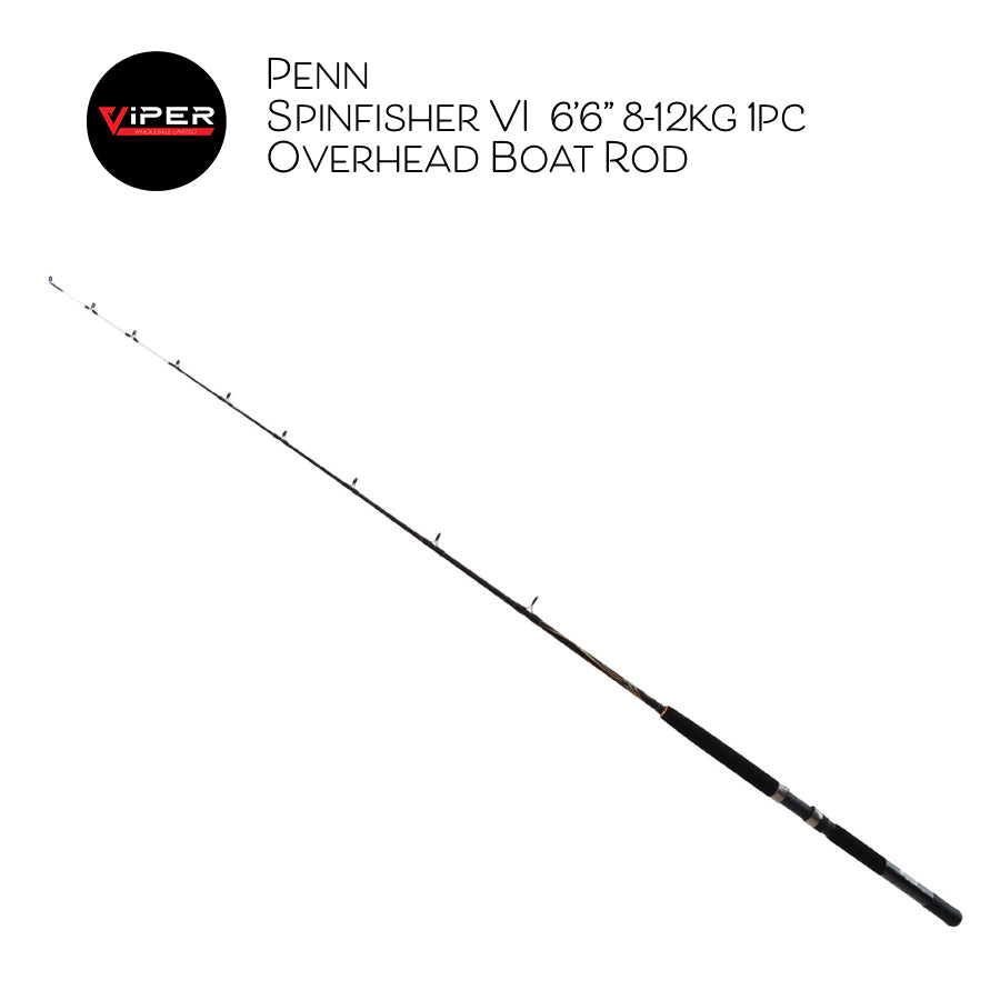 Penn - Spinfisher VI 6'6" 8-12kg 1pc Overhead Boat Rod