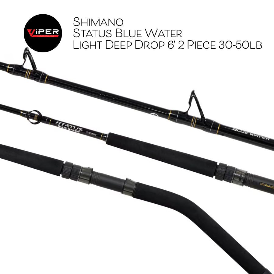 Shimano - Status Blue Water Light Deep Drop 6' 2 Piece 30-50lb