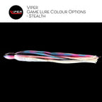 Viper - Banshee Game Lure (Rigged or Unrigged, 32 Skirt Combos)