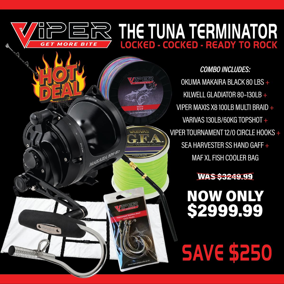 Viper Tuna Terminator – Big Game Combo