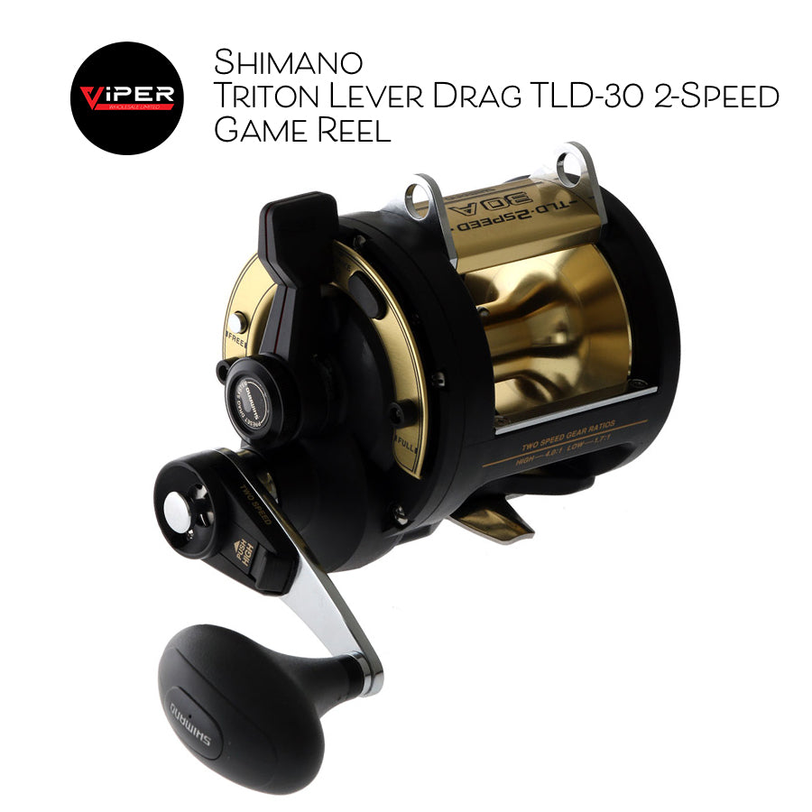 Shimano - Triton Lever Drag TLD-30 2-Speed Game Reel