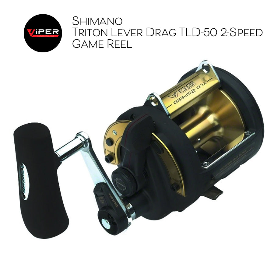 Shimano - Triton Lever Drag TLD-50 2-Speed Game Reel