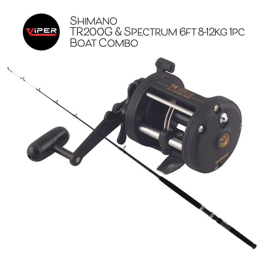 Shimano - TR200G & Spectrum Plus 6ft 8-12kg 1pc Boat Combo