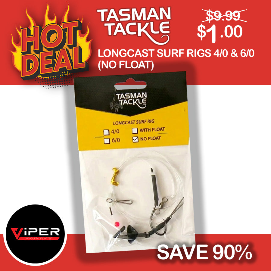 Tasman Tackle - Long Cast Surf Rigs (4/0 & 6/0 - No Float)