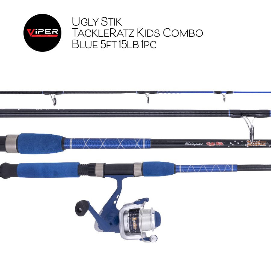 Ugly Stik - TackleRatz Kids Combo Blue 5ft 15lb 1pc