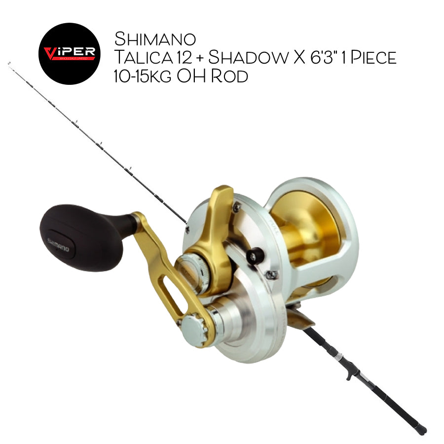 Shimano - Talica 12 + Shadow X 6'3" 1 Piece 10-15kg OH Rod