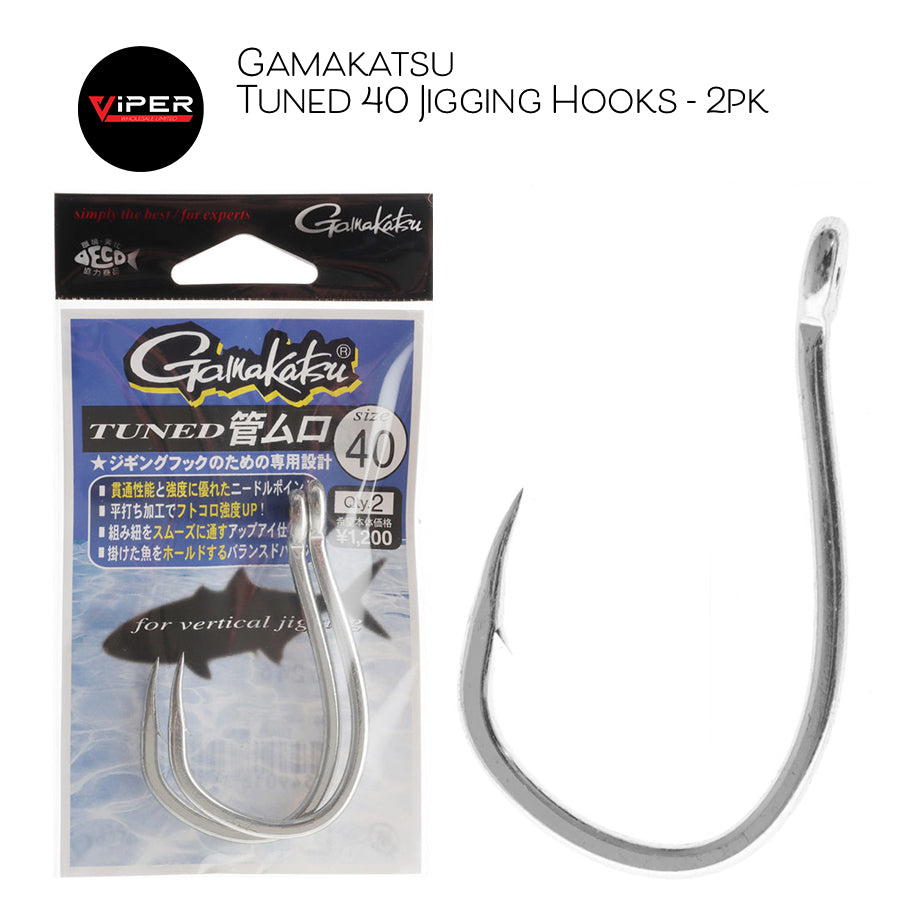 Gamakatsu - Tuned 40 Jigging Hooks - 2pk