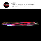 Viper - Banshee Game Lure (Rigged or Unrigged, 32 Skirt Combos)