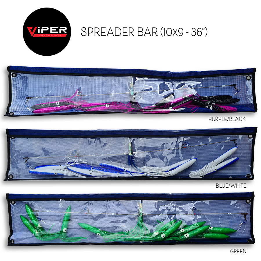 Viper - Titanium Squid Spreader Bars (2 Sizes - 3 Colour Options)