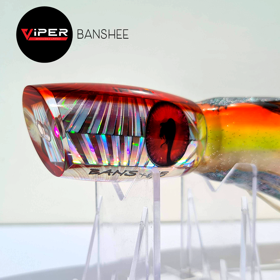 Viper - Banshee Game Lure (Rigged or Unrigged, 32 Skirt Combos)