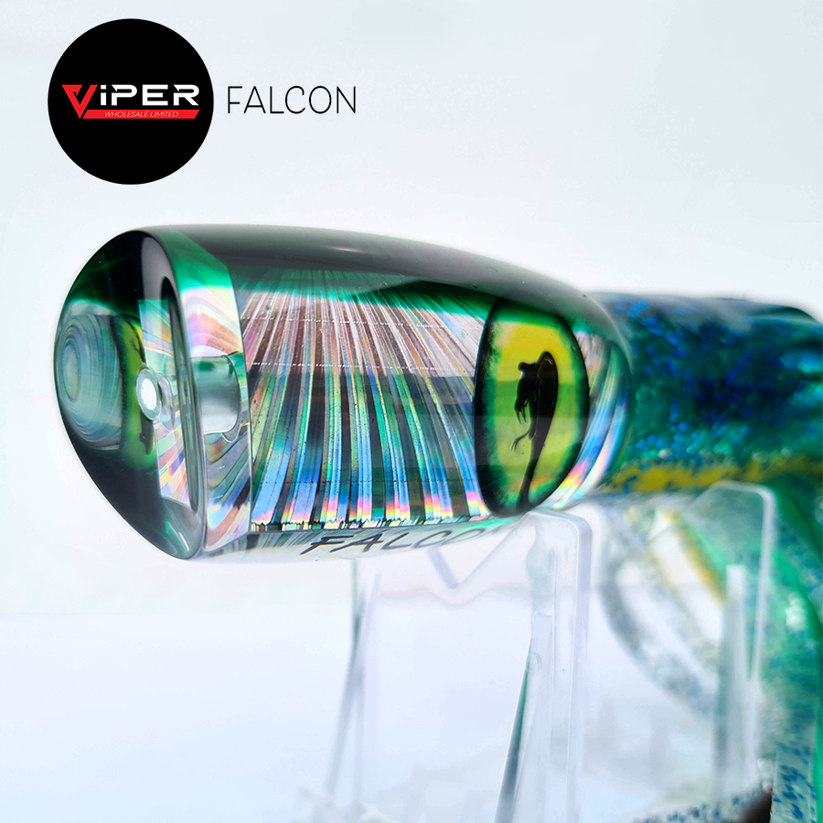 Viper - Falcon Game Lure (Rigged or Unrigged, 32 Skirt Combos)