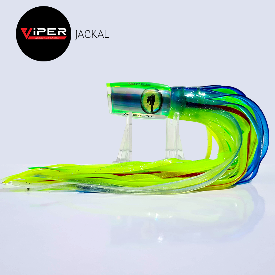 Viper - Jackal Game Lure (Rigged or Unrigged, 32 Skirt Combos)