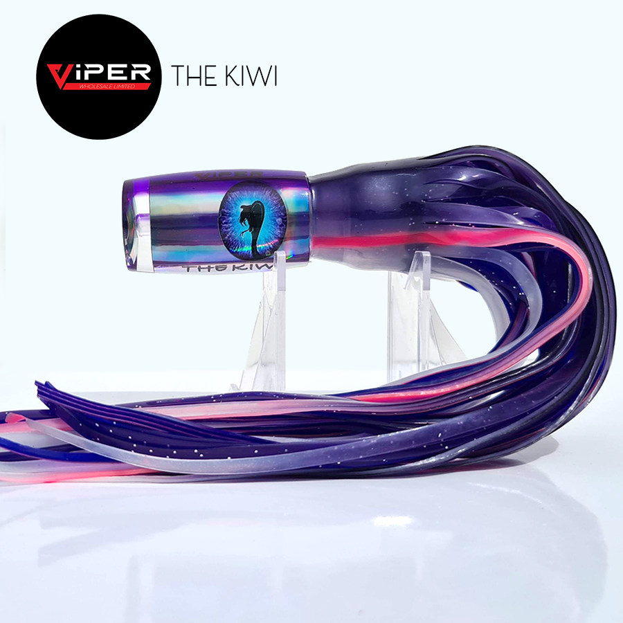 Viper - The Kiwi Game Lure (Rigged or Unrigged, 32 Skirt Combos)